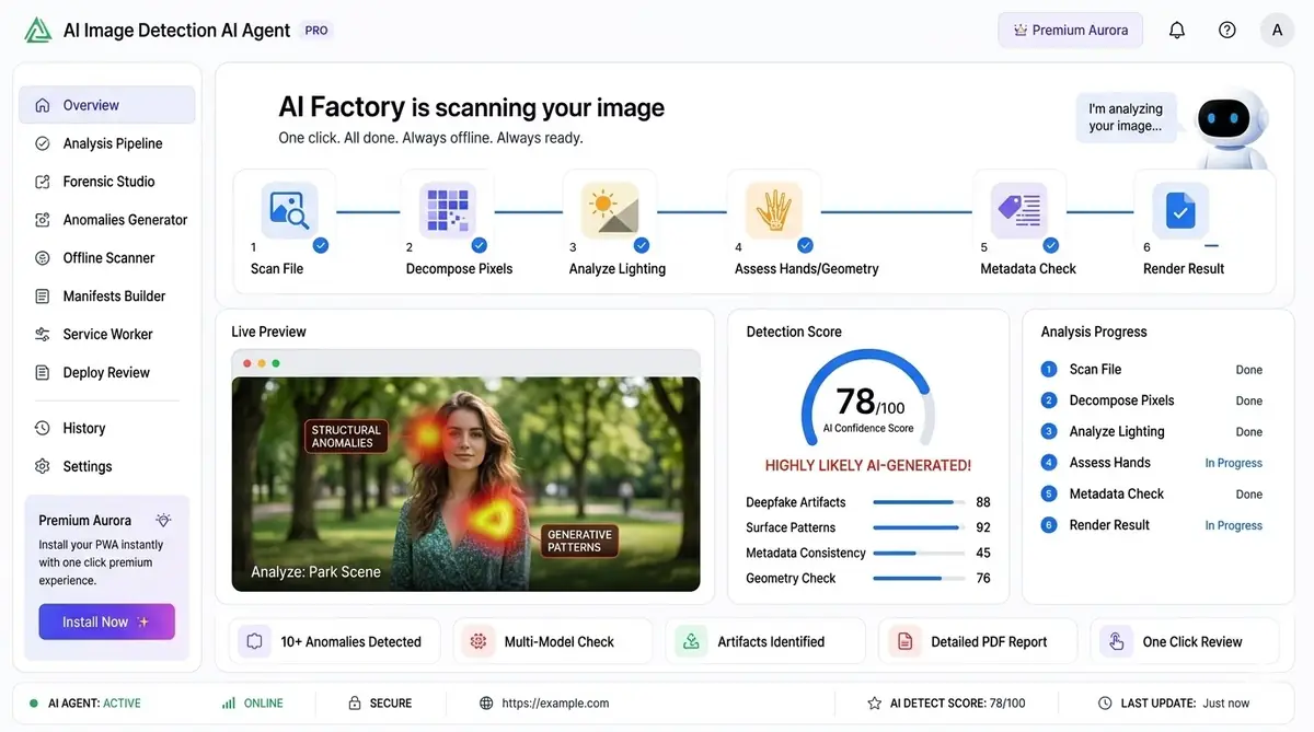 AI SEO task agent — example of the AI tool dashboard software